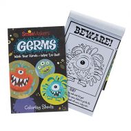 SmileMakers Germ Squad Coloring Books - Prizes 72 per Pack