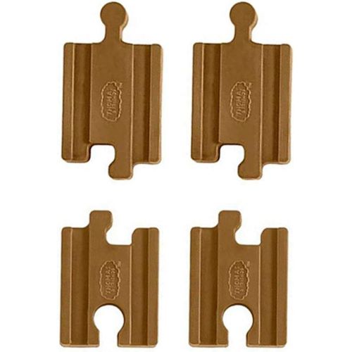  Fisher-Price Replacement Parts for Thomas and Friends Wooden Train Sets - FHM74 ~ Works with Many Sets ~ 4 Piece Track Adapter Pack