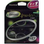 [아마존베스트]Fujifilm Quicksnap Fashion 400 ISO Disposable Camera with Flash 27 Shots 1 + 1 Free, Black