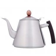 SJQ-coffee pot Coffee pot 304 Stainless Steel Kettle 4 Cups Thickened Electric Kettle 42.2 Ounces Teapot
