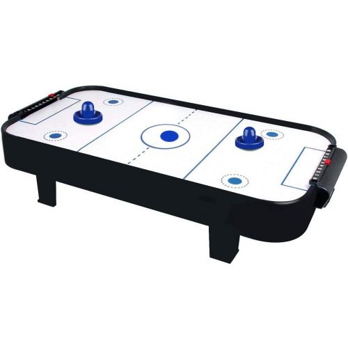  ONE250 Air Hockey Pushers and Red Air Hockey Pucks, Goal Handles Paddles Replacement Accessories for Game Tables (4 Striker, 4 Puck Pack)