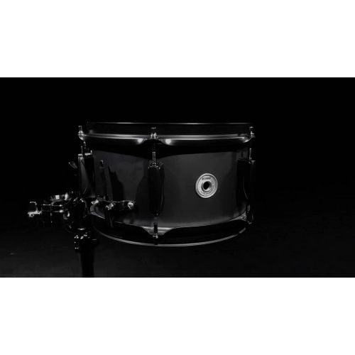  [아마존베스트]Tama Metalworks Black Steel Snare Drum 14 x 5.5 Inches Matte Black (BST1455BK)