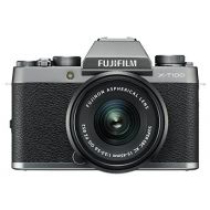 Fujifilm X-T100 Mirrorless Digital Camera w/XC15-45mmF3.5-5.6 OIS PZ Lens - Dark Silver