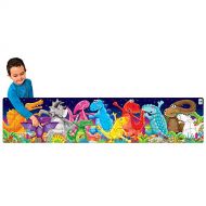 The Learning Journey Long & Tall Puzzle - Color Dancing Dinosaurs - 51 Piece, 5-Foot-Long Preschool Puzzle - Educational Gifts for Boys & Girls Ages 3 & Up, Multi (423929)