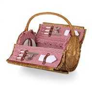PICNIC TIME Barrel Picnic Basket with Service for Two, Watermelon Collection