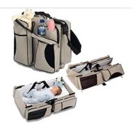 OPDENK 3 in 1 Baby Diaper Bag - Travel Bassinet Multi-purpose Tote Bag Bed Nappy Infant Carrycot...