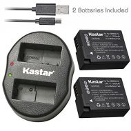 Kastar Battery X2 & Dual USB Charger for Panasonic DMW-BLC12 Lumix DMC-FZ200 FZ300 DMC-FZ1000 FZ2000 FZ2500 DMC-G5 DMC-G6 DMC-G7 DMC-GX8 DMC-G85 DMC-GH2 Sigma BP-51 dp1 dp2 dp3 Lei