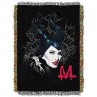 Disneys Maleficent, Dark Queen Woven Tapestry Throw Blanket, 48 x 60, Multi Color