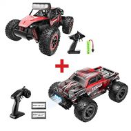 BEZGAR 17&TM141 Toy Grade Remote Control Car, 2WD/4WD Top Speed All Terrains Electric Toy Off Road RC Monster Vehicle Truck Crawler with Rechargeable Batteries for Boys Kids and Ad
