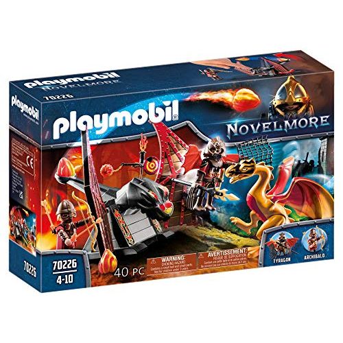 플레이모빌 PLAYMOBIL Novelmore Burnham Raiders Dragon Training Playset, Colourful, us:one Size (70226)