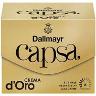 Dallmayr Capsa Crema dOro, Nespresso Kompatibel Kapsel, Kaffeekapsel, Roestkaffee, Kaffee, 10 Kapseln, 56 g