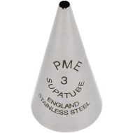 PME Writer No.3, Standard, Silver (ST3) Seamless Stainless Steel Supatube Decorating Tip, 3
