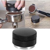 Fdit Stainless Steel Height Adjustable Coffee Tamper Distributor Leveler Tools with Non?Slip Thread Espresso Machine Accessories(#2)