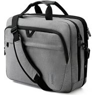 [아마존베스트]17.3 Inch Laptop Bag,BAGSMART Large Expandable Briefcase Business Travel Bag Computer Office Bag Shoulder Bag for Men Women Water Resistant Anti Theft Durable,Grey