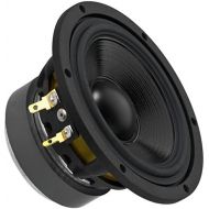 Monacor MSH 115HQ High Quality Hi Fi mid range speaker for mid range playback, installation module for box housing in black.