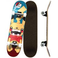 Yocaher Punked Complete Skateboards 7.75 or Mini Cruiser or Micro Cruiser Shapes - Pika, Candy, and Chimp Series