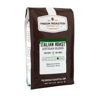 FRESH ROASTED COFFEE LLC FRESHROASTEDCOFFEE.COM Fresh Roasted Coffee LLC, Italian Roast Espresso Coffee, Artisan Blend, Dark Roast, Bold Body, Whole Bean, 2 Pound Bag