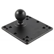 RAM MOUNTS Ram Mount 4.75-Inch Square Plate with VESA Hole Patterns and 1.5-Inch Diameter Ball