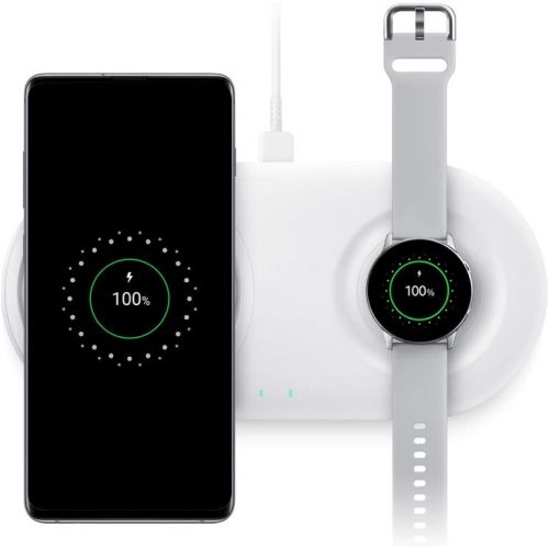 삼성 SAMSUNG Wireless Charger DUO Pad, Fast Charge 2.0 (US Version with Warranty) - Black