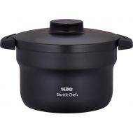 THERMOS Vacuum Warm CookerShuttle Chef KBJ-3000 BK (Black)【Japan Domestic genuine products】