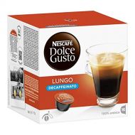 Nescafe DOLCE GUSTO Pods/ Capsules - DECAF LUNGO Coffee = 16 count (pack of 3)