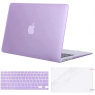 [아마존베스트]MOSISO Plastic Hard Shell Case & Keyboard Cover & Screen Protector Only Compatible with MacBook Air 13 inch (Models: A1369 & A1466, Older Version 2010-2017 Release), Light Purple