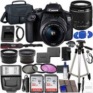 Canon EOS 2000D (Rebel T7) DSLR Camera with EF-S 18-55mm f/3.5-5.6 DC III Lens & Accessory Bundle ? Includes: 2X 32GB SDHC Memory Card, Extended Life Battery, Case, Filters, Auxili