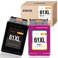 INKNI Remanufactured Ink Cartridge Replacement for HP 61XL 61 XL for Envy 4500 5530 5534 5535 Deskjet 1000 1010 1510 1512 2540 3050 3510 3050A Officejet 2620 4630 4635 Printer ( Bl
