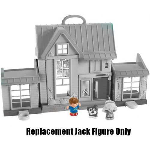  Replacement Part for Fisher-Price Little People Big Helpers Home - FHF34 - Replacement Jack Figure in Blue Shirt