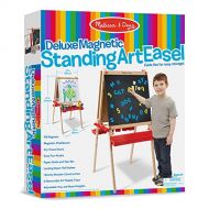 Melissa & Doug Deluxe Magnetic Standing Art Easel (Arts & Crafts, Sturdy Wooden Construction, 3 Adjustable Heights, Great Gift for Girls and Boys  Best for 3, 4, 5, 6, 7 and 8 Yea