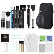 Zacro 18-in-1 Professional Camera Cleaning Kit for Most DSLR Cameras (Canon, Nikon,Sony), with Air Blower/Cleaning Pen/Detergent/Cleaning Cloth/Lens Brush/Carry Case