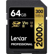Lexar Professional 2000x 64GB SDXC UHS-II Card (LSD64GCBNA2000R)
