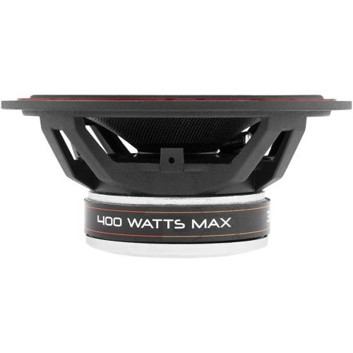  [아마존베스트]DS18 EXL- SQ6.5 6.5 inch, 3-Ohm, 2-Way High Sound Quality Coaxial Car Speakers - 400 Watts Max, Superior Bass Response Full Range Sound - set of 2