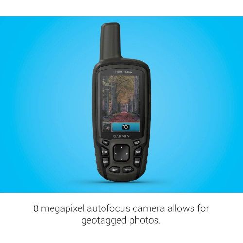  [아마존베스트]Amazon Renewed Garmin GPSMAP 64sx, Handheld GPS with Altimeter and Compass, Preloaded With TopoActive Maps, Black/Tan (Renewed)