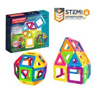 Magformers Neon 30 Pieces Rainbow neon Colors, Educational Magnetic Geometric Shapes Tiles Building STEM Toy Set Ages 3+