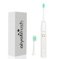 Aiyabrush Electric Toothbrush Sonic Rechargeable Toothbrush with 5 Brushing Modes 2...