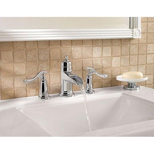  Pfister LG49YP1C Ashfield 2-Handle 8 Widespread Bathroom Faucet in Polished Chrome, Water-Efficient Model