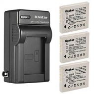Kastar 3-Pack Battery and AC Wall Charger Replacement for Fujifilm NP-40 NP-40N Battery, BC-40N Charger, Fuji FinePix F402, FinePix F403, FinePix F420, FinePix F455, FinePix F455 Z