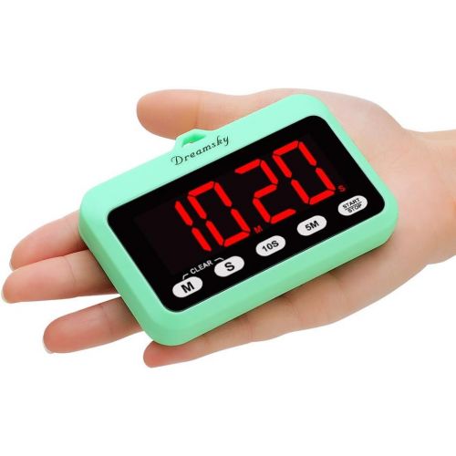  [아마존베스트]DreamSky Digital Timer with Large Clear Display, Count Down/Stopwatch Function, Magnetic Back, Battery Operated, Easy to Use