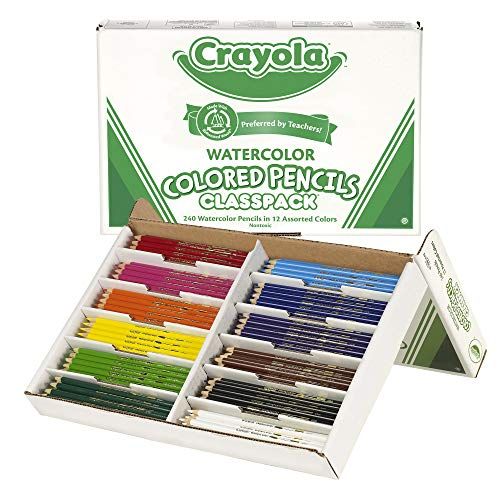  Crayola Watercolor Classpack, School Supplies, 12 Assorted Colors, 240Count