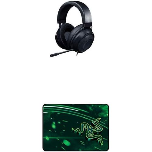 레이저 Razer Kraken Gaming Headset + Goliathus Cosmic Medium Mouse Pad Bundle