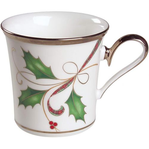 레녹스 Lenox Holiday Nouveau Platinum (White) Mug