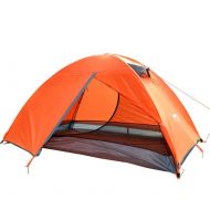 AUSWIEI 2 Person Camping Tent Double Rain Protection Backpacking Tent Need to Be Assembled for Outdoor Sports,Sunshade