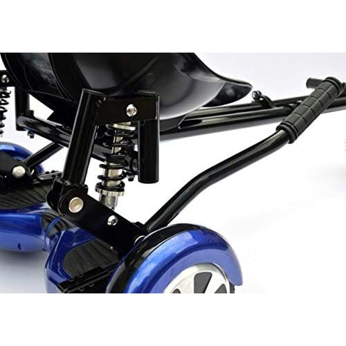  The Official TRON Carbon Black Monster Suspension Springs Hoverkart with Monster Wheel - Fits All Hoverboard Swegways - 6.5, 8, 10