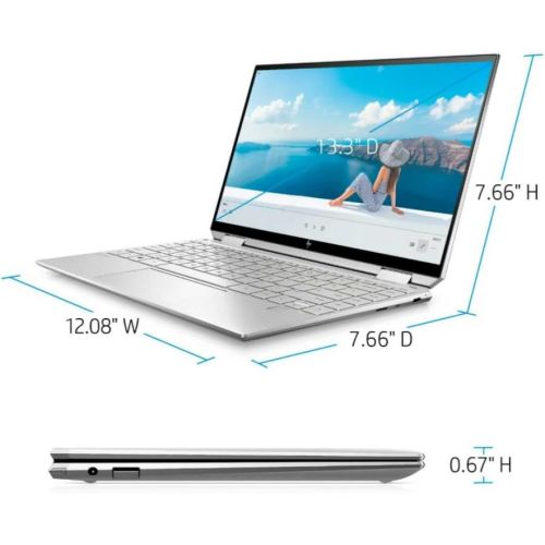 에이치피 [아마존베스트]HP - Spectre x360 2-in-1 13.3 4K Ultra HD Touch-Screen Laptop - Intel Core i5 - 8GB Memory - 256GB SSD - Natural Silver