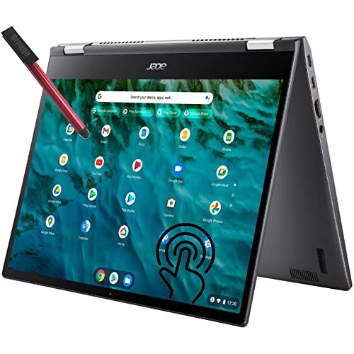 에이서 Acer Chromebook Spin 713 2-in-1 Laptop, 13.5 2K Touchscreen Gorilla Glass, Intel Quad-Core i5-1135G7 (Beat i7-1065G7), 8GB LPDDR4X RAM, 1TB PCIe SSD, WiFi 6, Backlit KB, Chrome OS,