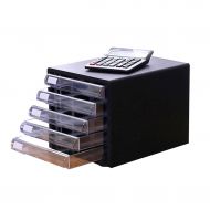 ZCCWJG File cabinets Plastic Chest of Drawers Desktop Locker Storage Box Filing Cabinet Drawer Type 5 Layers