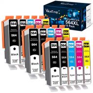 Valuetoner Compatible Ink Cartridge Replacement for HP 564XL 564 XL Combo Pack for Photosmart 5510 5520 6520 7510 7520 Premium C309A C410A Printer (15Pack:3 Black,3 Photo Black, 3