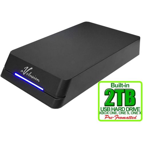  Avolusion HDDGear Pro 2TB (2000GB) 7200RPM 64MB Cache USB 3.0 External Gaming Hard Drive (for Xbox ONE X/S, Pre-Formatted) - 2 Year Warranty