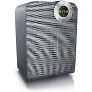 [아마존베스트]Brandson Fan Heater  Ceramic Fan Heater Bathroom Energy Saving, Quiet  Quick Heater with Oscillation Function  2 x Heat Settings  Timer  Heater  GS Certified - Cool Grey Desi
